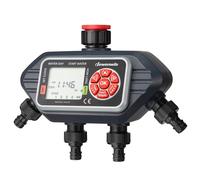 DEWENWILS Programmateur Arrosage 4 Voies, 4 Programmes d'arrosage par Zone, Arrosage Automatique pour Jardin Pelouse Pool, Mode Automatique et Manuel