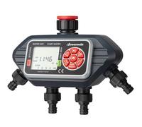 DEWENWILS Programmateur d’arrosage extérieur 4 voies - 4 programmes par zone- minuteur d’arrosage automatique pour jardin - étanche