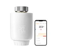 DEWENWILS Tête Thermostatique Connectée et Intelligente WiFi, Thermostat Radiateur Connecté, Programmable et Compatible avec Alexa & Google Assistant, Contrôle par Tuya APP, sans Passerelle Requise