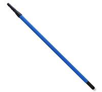 DEWEPRO® Barre télescopique de 2 m - En aluminium avec revêtement souple - Manche télescopique universel extensible de 115 à 204 cm - Fixation avec poignée rotative