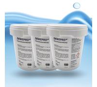 DEWEPRO cubes de réservoir de chasse d'eau 3 boîtes de 10 - le nettoyeur de WC à insérer dans les réservoirs de chasse d'eau de nombreux fabricants (par ex. Geberit, Sanit) avec tige d'insertion