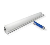 DEWEPRO® Rouleau Débulleur Ø75x700mm - Longueur des Pics 17 mm - Rouleau d'Aération pour Sol - Support Métallique Robuste avec Poignée Bi-Composante