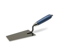 DEWEPRO Taloche Berner 145x80x55 mm - Truelle En Acier Inoxydable Avec Manche En Bois Verni - Petite Truelle De Maçon Pour Enduit, Stuc Et Mortier - Outil Robuste Pour Professionnels Et Bricoleurs