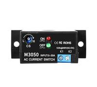 DEWIN Commutateur de détection de Courant, M3050 Module d'alarme de détection de Courant de Commutateur de Détection CA Contrôle de Transformateur Normalement Ouvert 240V