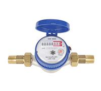 DeWin Compteur d'eau 1/2 - Raccord au Froide avec Fonction de Rotation arbitraire de raccords pour l'utilisation à la Maison de Jardin 15mm