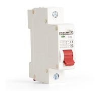 DEWIN Disjoncteur 20A, Disjoncteur Miniature Solaire Interrupteur de Protection Contre les Surcharges Disjoncteur Miniature pour Système Photovoltaïque 1P DC 250V