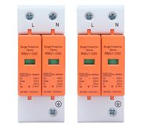 DEWIN Parafoudre, 2 piece Dispositifs de Protection Contre les Surtensions AC House Surge Protective Low Voltage Parasurtenseur 2P 40kA AC 420V