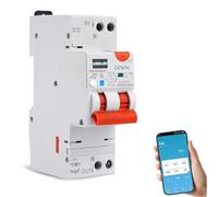 DEWIN RCD avec réenclenchement automatique, dispositif de réenclenchement automatique 1P+N 40A 30mA dispositif de courant résiduel Disjoncteur intelligent avec WIFI AC 230V Type A