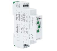 DEWIN Relais temporisé 230V, GRT8-M1 relais temporisé multifonctionnel avec 10 fonctions montage sur rail DIN AC 230V