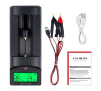 DEWIN Testeur de résistance interne de batterie, appareil de mesure de la résistance interne for batteries au lithium, au plomb, au carbone, alcalines et boutons