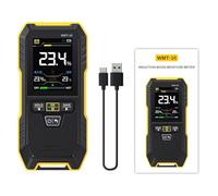 DeWin WMT-10 Humidimètre for Bois, Testeur d'humidité for Bâtiment en béton de Bois, Prise en Charge de la Sauvegarde et de l'enregistrement des données