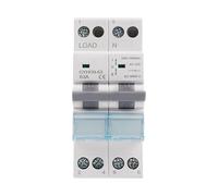 DewinLVD Commutateur de Transfert 2P 63A 230V AC Inverseur de Source Manuel, Sectionneur Manuel Dual Power Rail DIN, Commutateur Manuel, Sectionneur