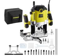 DEWINNER Affleureuse à Bois 1800W 10000-26000 RPM