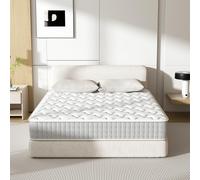 DEWINNER Matelas 120x190 cm- Épaisseur 20cm -Matelas à Ressorts ensachés et à mémoire de Forme, Matelas 7 Zones Ergonomique-Soutien Tonique & indépendance de Couchage