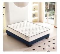DEWINNER Matelas 160x200 cm,Matelas en Mousse à Mémoire de Forme Haute Densité,Épaisseur 16 cm,Réversible à Deux Faces Utilisables