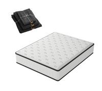 DEWINNER Matelas 160x200cm,épaisseur 16cm +Parure de lit+Housse Couette+Housse