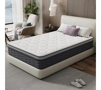 DEWINNER Matelas 90x190 cm- Épaisseur 30 cm -Matelas à Ressorts ensachés et à mémoire de Forme, Matelas 7 Zones Ergonomique-Soutien Tonique & indépendance de Couchage