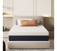 DEWINNER Matelas 90x200x21cm, Matelas en Mousse à Mémoire de Forme et Matériau Bambou, Fermeté Moyenne,Soutien Parfait, Respirant, Hypoallergénique, avec Housse Amovible et Lavable
