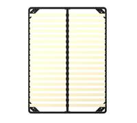 DEWINNER Sommier 140x190cm, Sommiers à Lattes pour Adulte - Cadre de Lit 140x190 avec Sommier, 2x18 Lattes, Résistant et Confortable, Montage Rapide et Facile