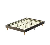 DEWINNER Sommier tapissier 140x200cm, 14 lattes, 9 pieds Hauteur du cadre 29 cm