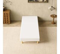 DEWINNER Sommier Tapissier 80x200 cm | Sommier Lit Simple 80x200 | 6 Pieds | Surmatelas Mousse Haute Densité | Hauteur Totale 29 cm | 80x200 cm