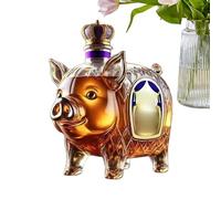 Dewireaey Bouteille de carafe à whisky, carafe à décanter originale en forme d'animal | Bouteille de spiritueux vide originale Décoration de table créative pour accessoires de maison
