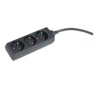 Dexlan Multiprise 3 prises - Noir