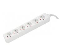 Dexlan Multiprise 6 prises - Blanc