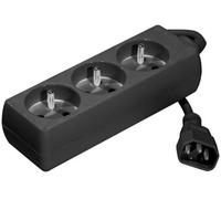 Dexlan Multiprise onduleur 3 prises – cordon IEC C14 noire 1,5 m