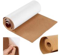 Dexpally Rouleau de Liege Adhesif Naturel 40x200cm 2mm Epaisseur | Feuille de Liege Isolant Acoustique et Thermique pour Decoration Murale Panneaux et Bricolage