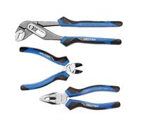 Dexter - Lot de 3 pinces - Pratique et solide - 1 pince universelle - 1 pince multiprise - 1 pince coupante - Garantie 5 ans