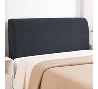 DEZYPZAM Housse De Tête Lit Extensible | Universelle Couvre Tete De Lit Chambre, pour Tête de Lit | pour Tete de Lits King Size, Double, Simple et Grand Lits (Gris Foncé,120 cm)