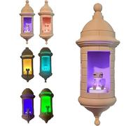 DFEIFSdeng Lampe murale Coqui Garita portoricaine faite à la main, éclairage d'ambiance chaleureux, cadeau souvenir Rico (1 pièce)
