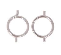 DFGBAPKBL Ressort secateur 2 Ciseaux à os de Poulet, Accessoires, Ressort métallique, diamètre du Fil : 1,8 mm, extérieur 15 cm, Torsion en Acier nickelé pour Accessoires de Ciseaux à Fleurs