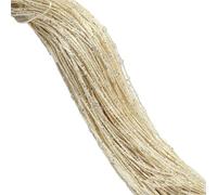 DFGBAPKBL Rideau de Perles Rideau à Cordes avec Pompon et Paillettes, 2M x 1M, Rideau Perles Suspendu, Filet de séparation pièce Brillant pour Porte de Balcon(Beige)