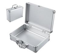 DFGRGRV BoîTe à Alliage D Aluminium Aluminum Alloy Portable Tool Case | Briefcase For With Lock Small Size Hard Shell Storage Suitcase Instrument