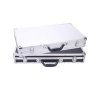 DFGRGRV BoîTe à Alliage D Aluminium Tool Box Aluminium Equipment Case | Protable Toolbox For Mechanic Large Capacity Suitcase Hard Case 58x32x8.5cm Rectangular Toolbo