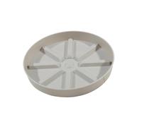DFGRGRV Coupelle Pot De Fleur Flowerpot Base Plate Home Garden Thickened Flower Pot Heavy Duty Resin Tray Saucers Drip Trays Indoor Outdoor Plant Saucer(Beige 190mm)