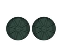 DFGRGRV Coupelle Pot De Fleur Flowerpot Base Plate Home Garden Thickened Flower Pot Heavy Duty Resin Tray Saucers Drip Trays Indoor Outdoor Plant Saucer(2pcs-Green 153.0mm)