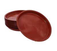 DFGRGRV Coupelle Pot De Fleur Lot de 20 soucoupes en Plastique for Pots de Fleurs, bonsaïs, Supports de Pots for Balcon et Jardin, Mini-jardinières for Plantes succulentes.