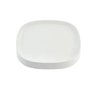 DFGRGRV Coupelle Pot De Fleur Square Flower Pot Mobile Tray Non-Slip Heavy Duty Universal Wheel Mobile Base Stable Rolling Plant Tray for Home Garden Outdoor(White-40.5cm-)