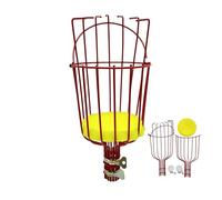 DFGRGRV Cueille Fruit Telescopique Outil Professionnel de cueillette de Fruits - Perche Extensible for Les Branches Hautes, idéal for la récolte de Pommes, d'oranges et Plus Encore(Red)