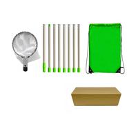 DFGRGRV Cueille Fruit Telescopique Perche à Fruits avec Sac de Rangement, Perche à Pommes en Acier Inoxydable, Outil de cueillette for Arbres en Hauteur(3.2m)
