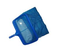 DFGRGRV Epuisette Piscine Râteau à Feuilles de Piscine, Sac Profond de Grande capacité, Cadre épais, Filet d'écumage avec poignée Amovible