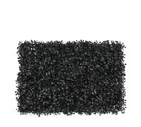 DFGRGRV Gazon Artificiel Tapis de Gazon Milan Artificiel 40x60cm, 1 pièce, décoration de pelouse, Simulation de Plantes en Plastique, Mur de Fond de Mariage, hôtel, Maison(Black)