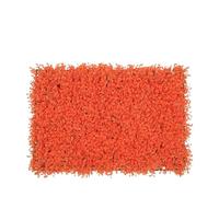 DFGRGRV Gazon Artificiel Tapis de Gazon Milan Artificiel 40x60cm, 1 pièce, décoration de pelouse, Simulation de Plantes en Plastique, Mur de Fond de Mariage, hôtel, Maison(Orange)