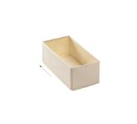 DFGRGRV Rangement Tiroir Boîte de rangement de Style tiroir, étui pliable en coton et lin, ensemble de 3 pièces, garde-robe, sous-vêtements(S(28x14x10cm))