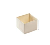DFGRGRV Rangement Tiroir Boîte de rangement de Style tiroir, étui pliable en coton et lin, ensemble de 3 pièces, garde-robe, sous-vêtements(XS(14x14x10cm))