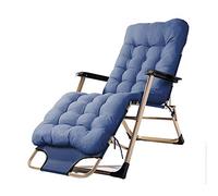 DFrywdgSEY Fauteuil inclinable Pliable, Chaise de Bureau Siesta Bed, Chaise Plage, Loisirs, 178 x 52 30 cm, Durable(Blue+Mat)
