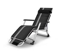 DFrywdgSEY Fauteuil inclinable Pliable, Chaise Pliante for Pause déjeuner, Bureau, Plage, Adulte, canapé Paresseux, Loisirs, Chaise Longue, Sieste, 85 x 52 98 cm, Durable